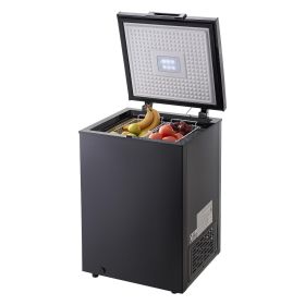 Chest Freezer, 3.3 Cu.ft Compact Deep Freezer (Capacity: 3.25 cu ft, Color: Black)