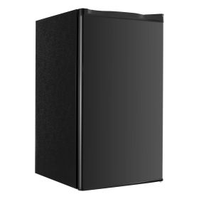 Mini Fridge, 3.2 Cu.Ft, Single Door Compact Refrigerator, Adjustable Temperature, Glass Shelf, Energy Efficient Small Refrigerator, Reversible Do (Default: Default)